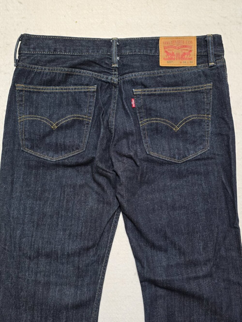 Levi’s 527 Bootcut Dark Wash Jeans Men’s 34x32 - Picture 7 of 16